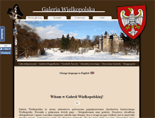Tablet Screenshot of galeriawielkopolska.info